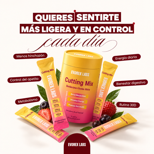 Cutting Mix en polvo sabor Fresa - Apoyo metabólico | Control del apetito