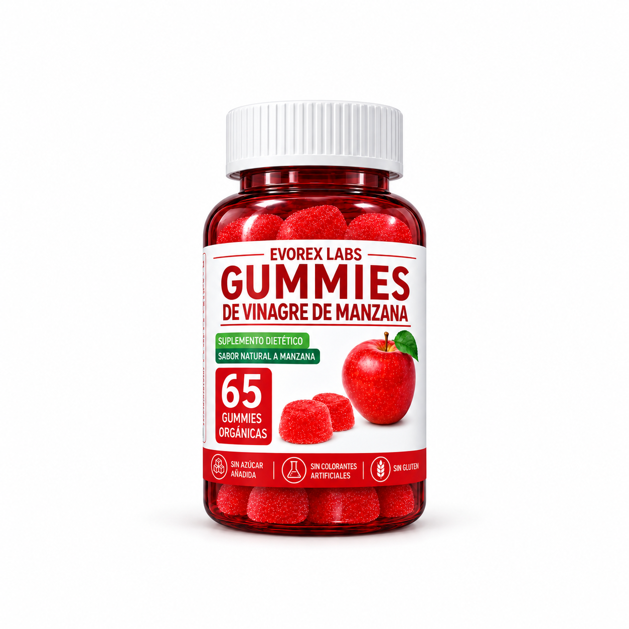 Gummies Vinagre de Manzana | +65 Unidades